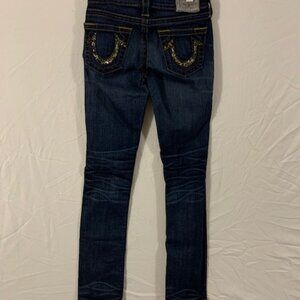 TRUE RELIGION WOMENS SKINNY  DENIM